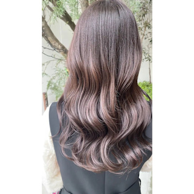 艶と透明感＃パープルグレージュ