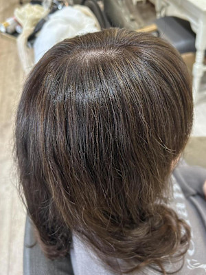 【ジュレベール 汲田】白髪ぼかしハイライト