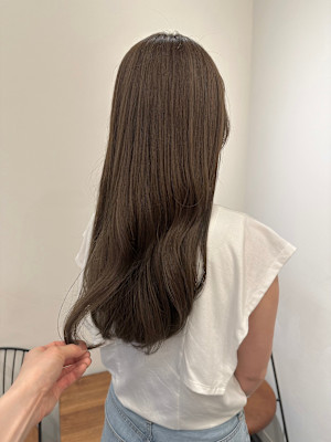 池袋 髪質改善 ロング オリーブブラウン♪