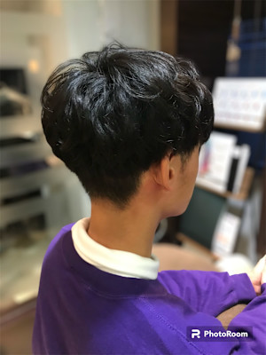 【パーマ】癖毛を活かしたニュアンスパーマ