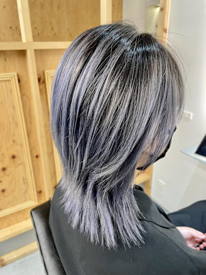 ウルフカット/ウルフヘア/ロングウルフ/デザインカラー