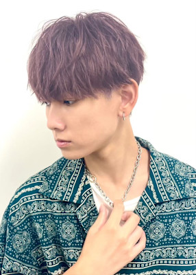 20代30代40メンズスパイラルパーマヘッドスパ白髪染め稲毛