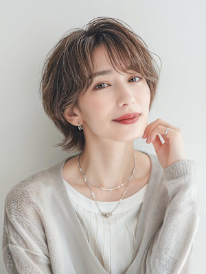 大人ヘアスタイル☆ミセスショートヘア