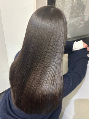 【髪質改善】グレージュ/艶髪/透明感/トリートメント