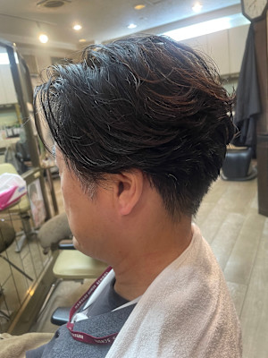 リバースカールパーマ