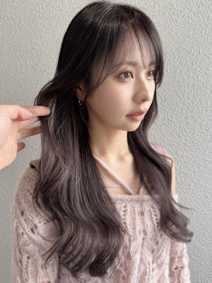 ラベンダーミルクティー/韓国風巻き/ブリーチなし2