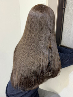 【髪質改善】グレージュ/艶髪/透明感/トリートメント