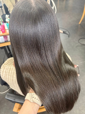 【髪質改善】グレージュ/艶髪/透明感/トリートメント