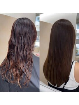 【ブリーチ】してても縮毛矯正できます