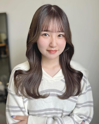 【髪質改善】ミルクグレージュ/透明感カラー/ブリーチなし