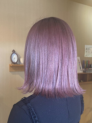 色落ちも綺麗☆ペールピンク