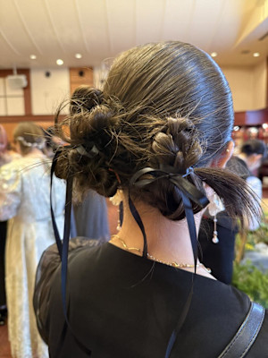 ヘアセット×ツインカチモリ