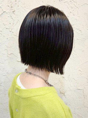 【Flor_戸塚】*切りっぱなしショートボブ+ツヤ感*