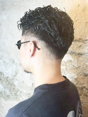 【Flor_上大岡】*メンズショート+ニュアンスパーマ*