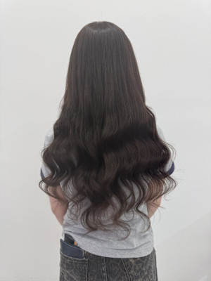 黒染めからほんのり明るくイメチェン♪