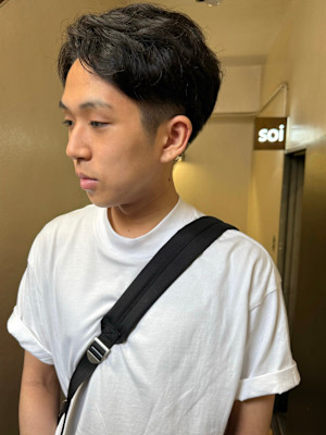 スーツ/ビジネスツーブロック/刈り上げ