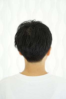 ツーブロック　ストレート　マッシュスタイル