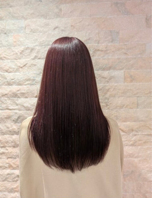 ピンクブラウンカラー