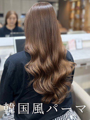 銀座店1番人気メニュー「韓国風パーマ」