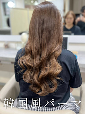 銀座店1番人気メニュー「韓国風パーマ」