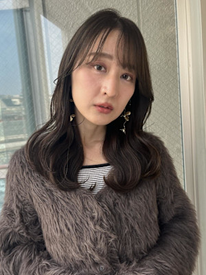 ミディアムレイヤー韓国巻き