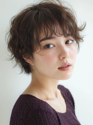大人可愛いショートヘア