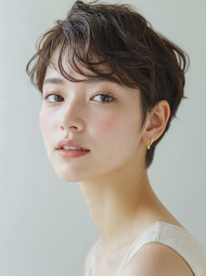 大人可愛いショートヘア