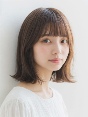 切りっぱなしボブ