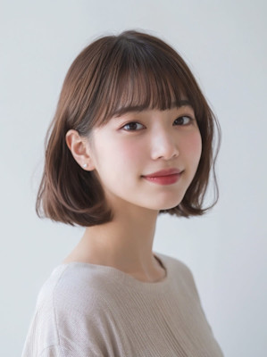 ナチュラルタイトボブ