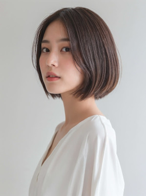 ナチュラルタイトボブ