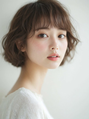 大人可愛いショートヘア