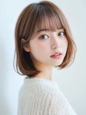 ナチュラルタイトボブ