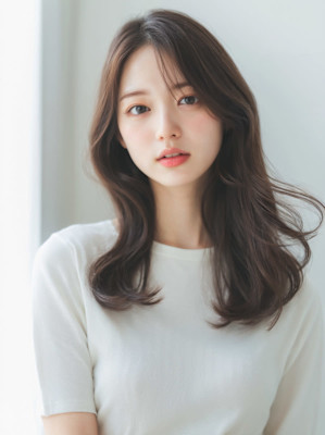 韓国風レイヤーロング