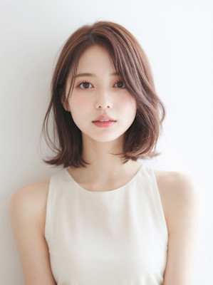 外ハネくびれボブ