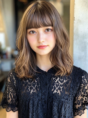 顔まわりレイヤーミディ