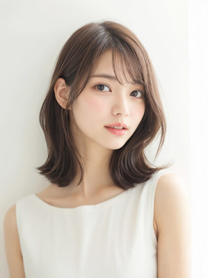 外ハネくびれボブ