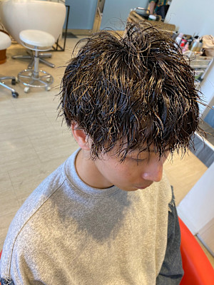 ツイストスパイラル/メンズパーマ/縦落ち/ツーブロック