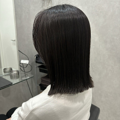 切りっぱなしボブ