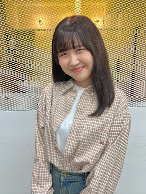 髪質改善/ナチュラルカラー/前髪ストレート