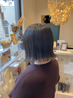 切りっぱなしボブ