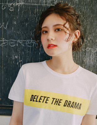 クシュっ、フワッ、ハーフアップ