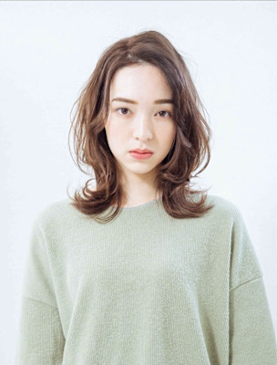 かきあげウェーブロブ