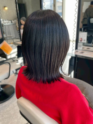 【feliceMICHI 豊田希美】透明感カラー くびれミデ