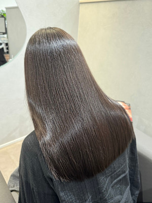 サラ艶ストレート/髪質改善/酸性ストレート/縮毛矯正
