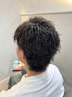 シャドウパーマ/メンズパーマ/メンズショート