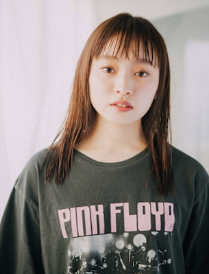 伸ばしかけストレートスタイル♪