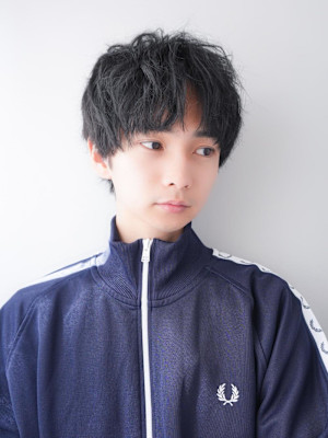 メンズニュアンスデザインシャドウパーマ