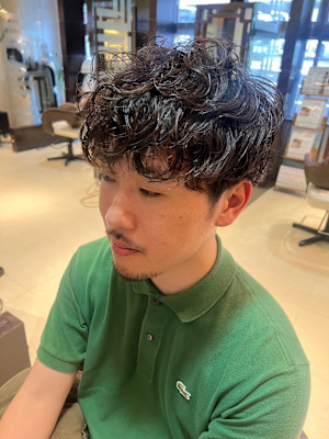 【パーマ】癖毛風スパイラルパーマ