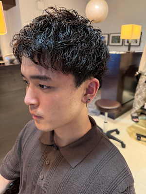 【パーマ】癖毛風ピンパーマ