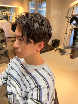 【パーマ】緩めスパイラルパーマ